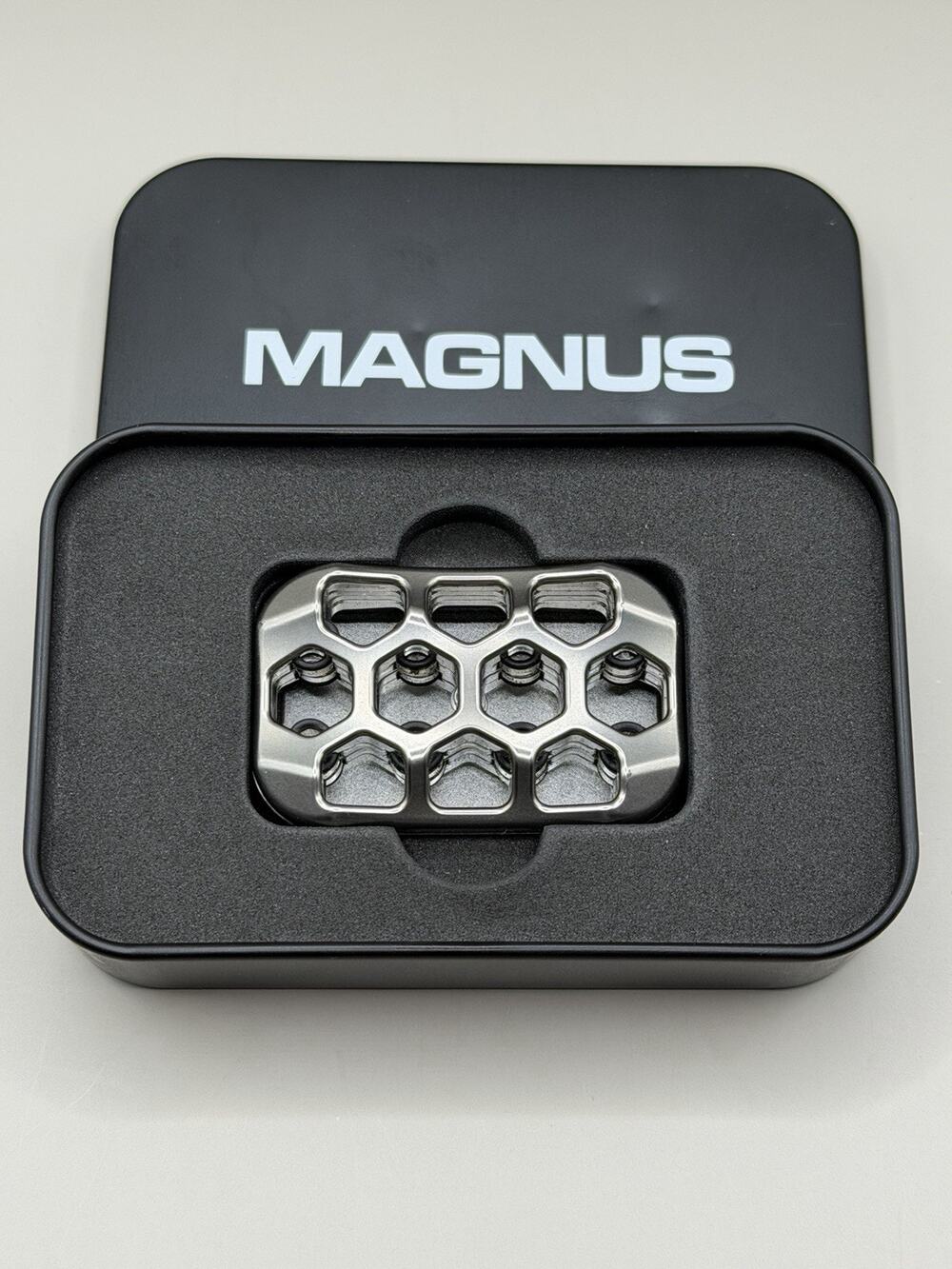 🔥Magnus HEX Skeletonized Titanium/Stainless Steel Plates 3 Click Slider🔥
